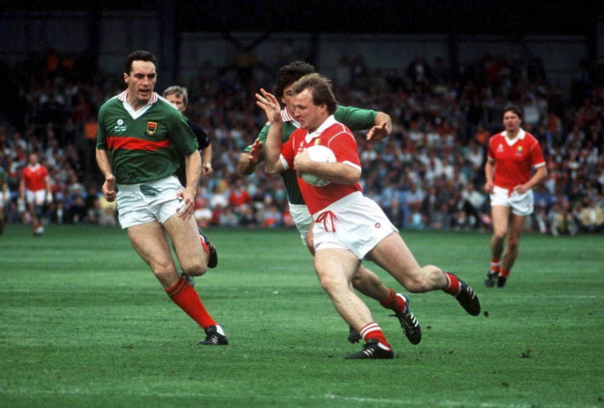 Cork's Teddy McCarthy in action against Mayo in the 1989 All-Ireland SFC final. Picture: Ray McManus/Sportsfile
