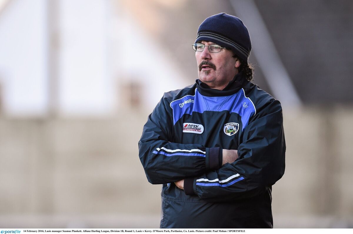 Former Laois player and manager Séamus 'Cheddar' Plunkett. Picture: Paul Mohan/Sportsfile