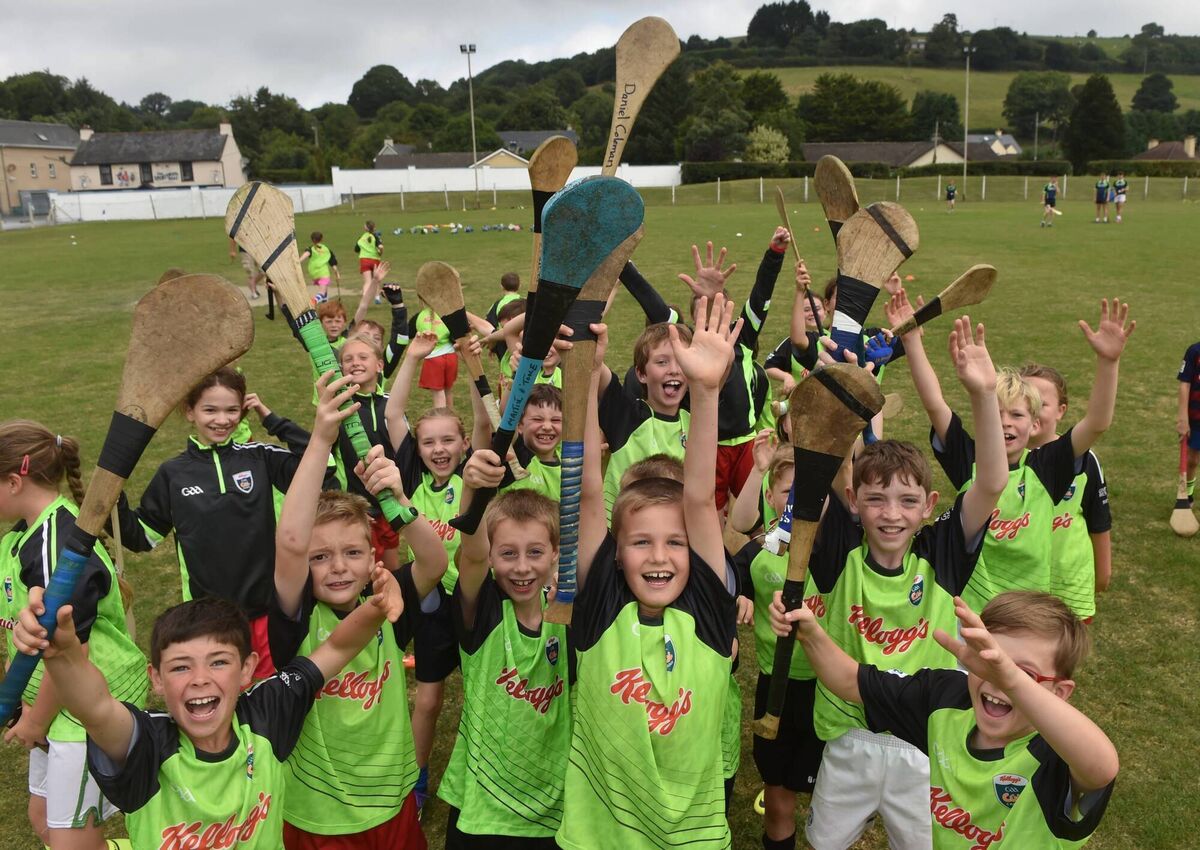 Children at the Kellogg's GAA Cúl Camp at Ballinhassig in 2016. Picture: Dan Linehan