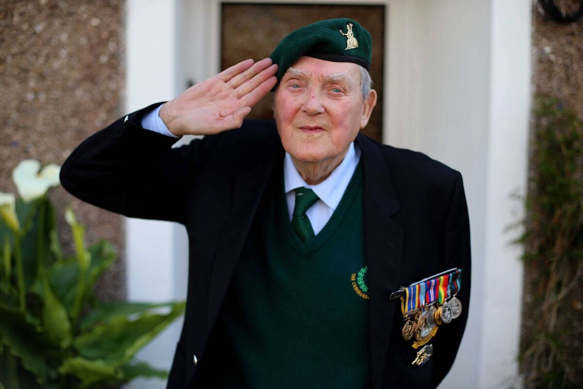 Pat Gillen, who was among the first wave of troops to invade Sword beach in Normandy on June 6 Picture: Niall Carson/PA Wire