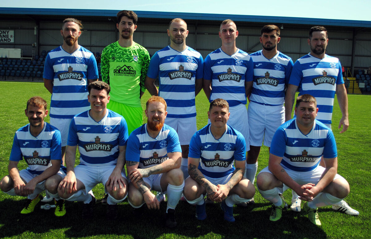 The Grattan B team that beat Blackpool Celtic. Picture: Barry Peelo.