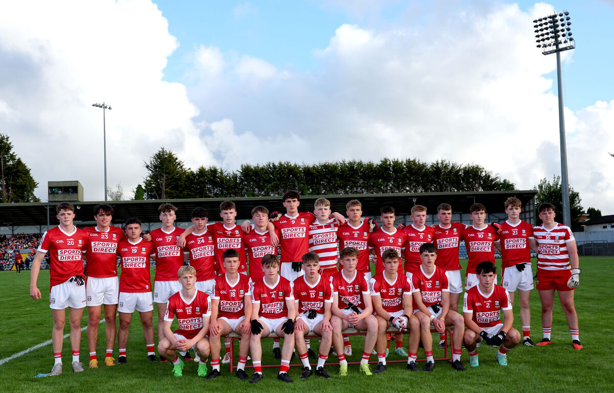 The Cork minor football team. Picture: INPHO/James Crombie The Cork minor football team. Picture: INPHO/James Crombie