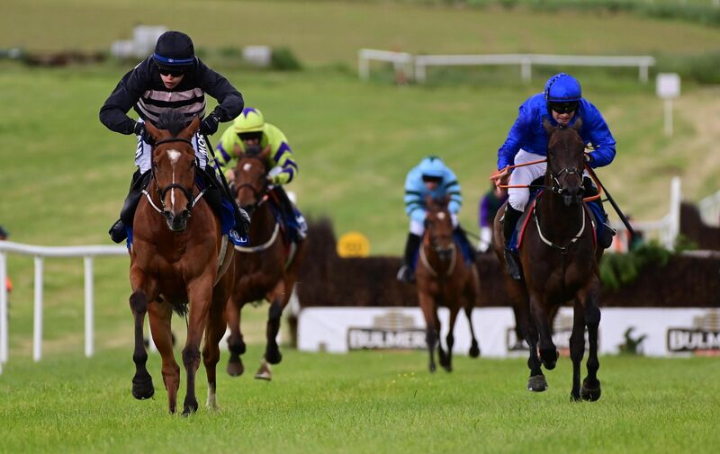 Walnut Beach and Shane Fitzgerald win the Powerstown Park Beginners Steeplechase. Picture: Healy Racing. Walnut Beach and Shane Fitzgerald win the Powerstown Park Beginners Steeplechase. Picture: Healy Racing.