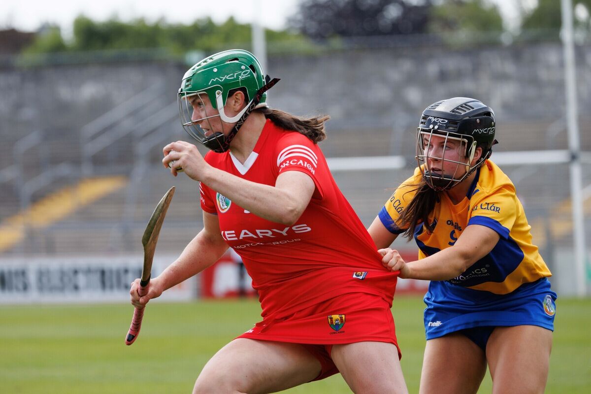  Cork’s Hannah Looney on the move at Cusack Park, Ennis on Saturday. Picture: Eamon Ward