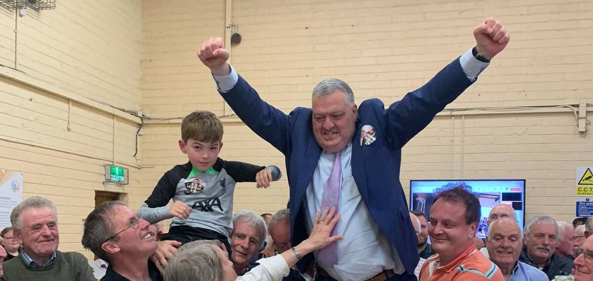 As Bernard Moynihan exceeded the quota he is elected and retains his seat. His surplus of 746 votes are now being distributed.