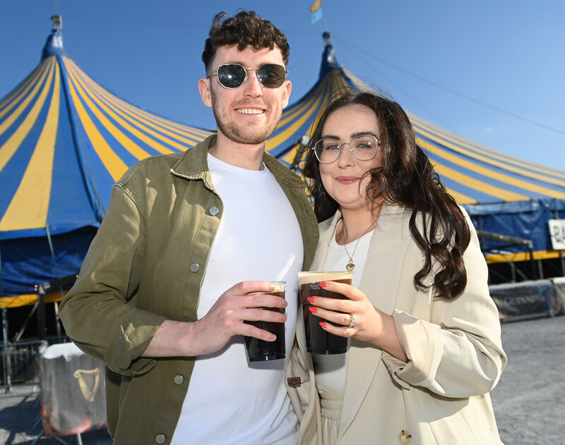 Daniel Tierney and Jacqueline Murphy from Rathmore at the Damien Dempsey concert Live At The Marquee. Picture: Eddie O'Hare