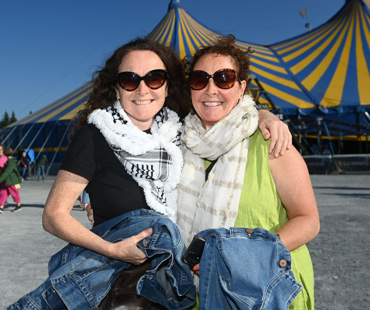 Valerie Torpey, Wexford and Fiona Downing, Cashel at the Damien Dempsey concert Live At The Marquee. Picture: Eddie O'Hare