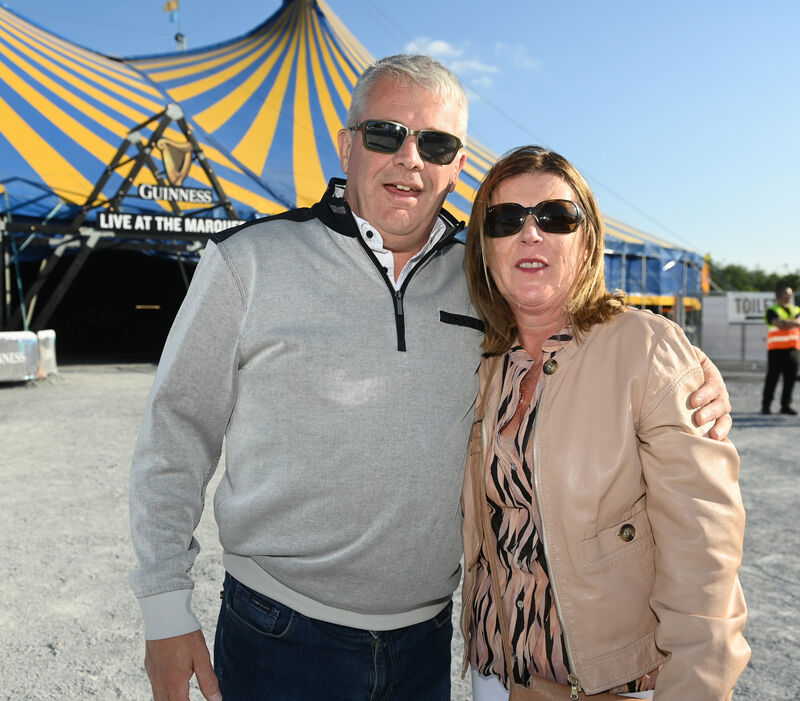 EE John and Gillian Tobin, Frankfield at the Damien Dempsey concert Live At The Marquee. Picture: Eddie O'Hare