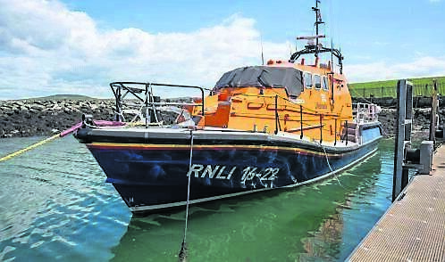 The vessel at the Baltimore RNLI Station, which was founded in 1915