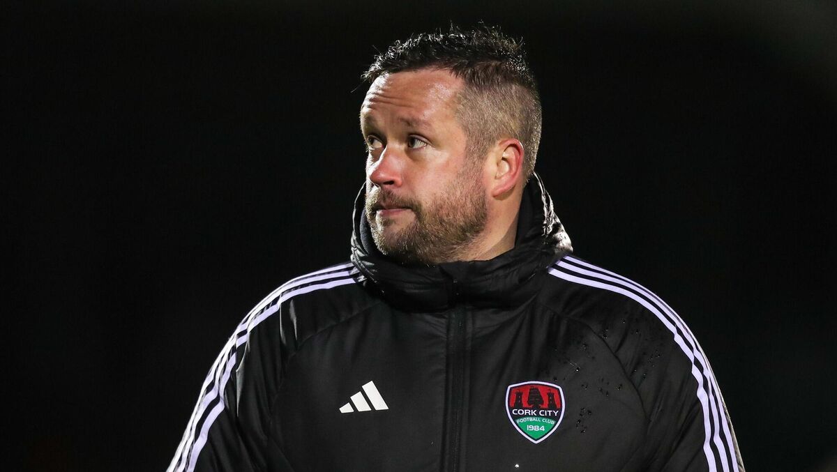 Cork City manager Tim Clancy after the SSE Airtricity Men's First Division match between Treaty United and Cork City at Markets Field in Limerick. Photo by Michael P Ryan/Sportsfile
