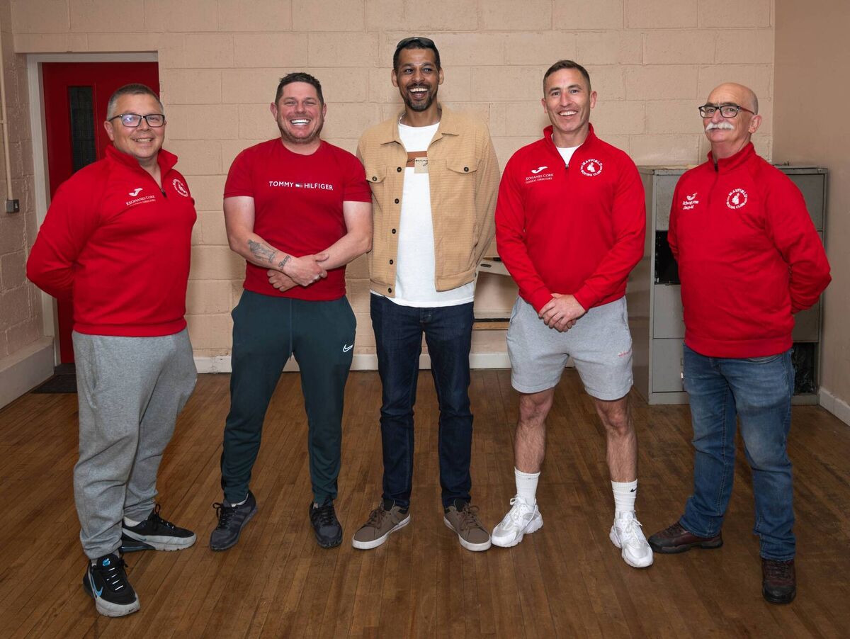 Cork Boxing: Mayfield Boxing Club coaches Gareth Fitzgerald, Brian Cronin, Odibo Aigabloga, Peter Higgins and Jimmy Stanton. Picture: Doug Minihane Cork Boxing: Mayfield Boxing Club coaches Gareth Fitzgerald, Brian Cronin, Odibo Aigabloga, Peter Higgins and Jimmy Stanton. Picture: Doug Minihane