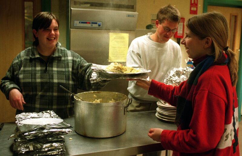 For over 50 years, Cork Simon has been helping those who need it most; providing food, shelter and long-term support to those affected by homelessness. Here, volunteers Maddie, Joar and Andrea are pictured preparing food for the soup run at Cork Simon,