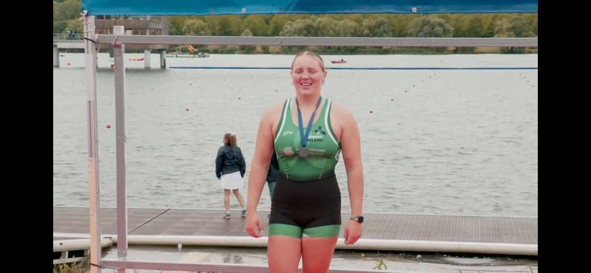 Holly Davis, Silver medal at the World Junior Rowing Championships 2023 in Paris.