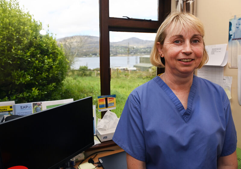 Catherine Sullivan has lived on Bere Island all her life, except when she was doing her training. Catherine Sullivan has lived on Bere Island all her life, except when she was doing her training.