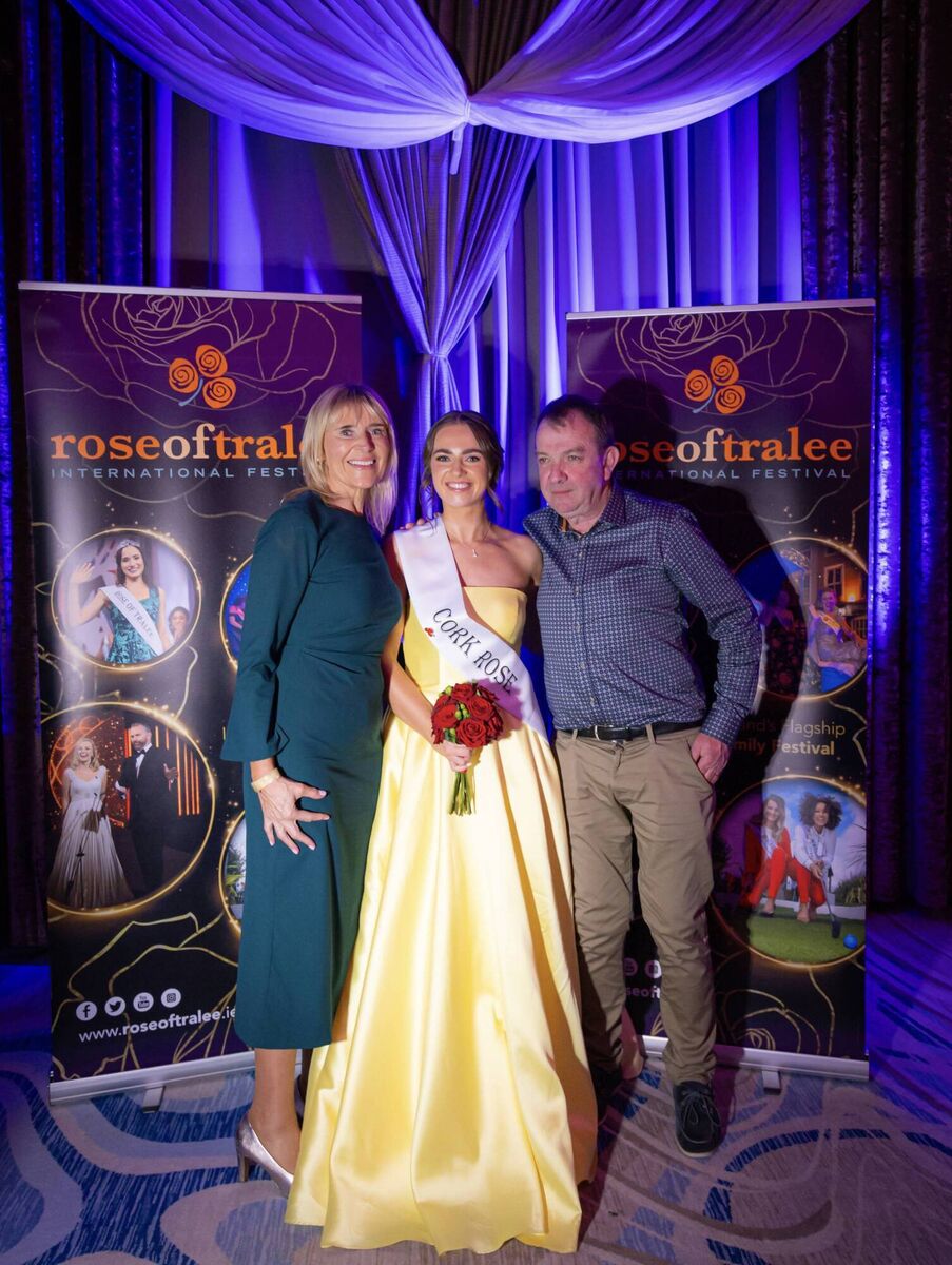  Cork Rose, Shauna O'Sullivan with her parents. Picture: Ewelina Soltys