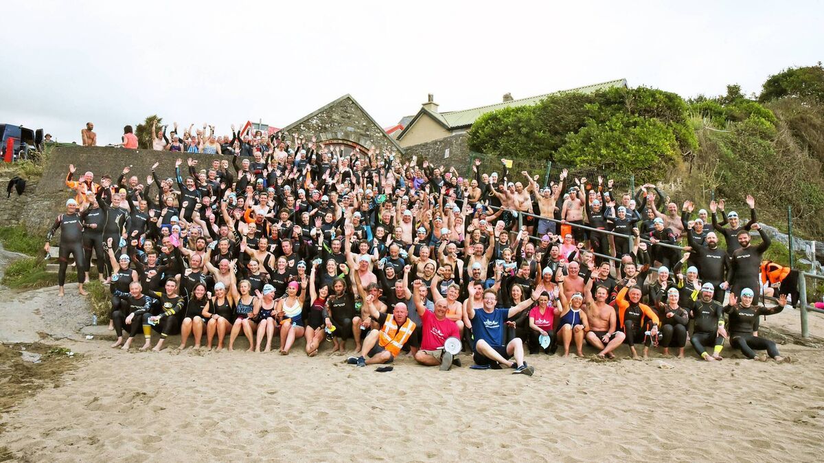 261 swimmers took part in the 12th RNLI Myrtleville to Church Bay Swim. Picture: Siobhán Russell
