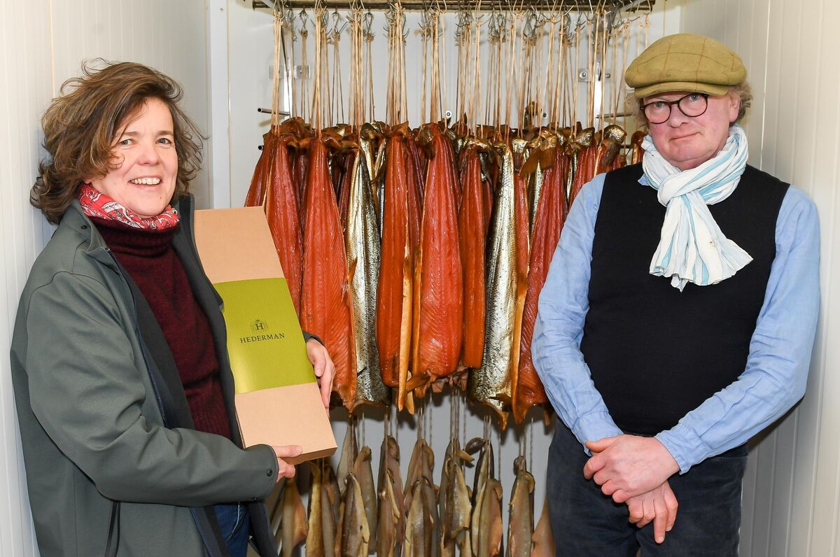 Frank Hederman and Caroline Workman of Belvelly Smoke House, Belvelly, Co Cork. Picture: David Keane. Frank Hederman and Caroline Workman of Belvelly Smoke House, Belvelly, Co Cork. Picture: David Keane.