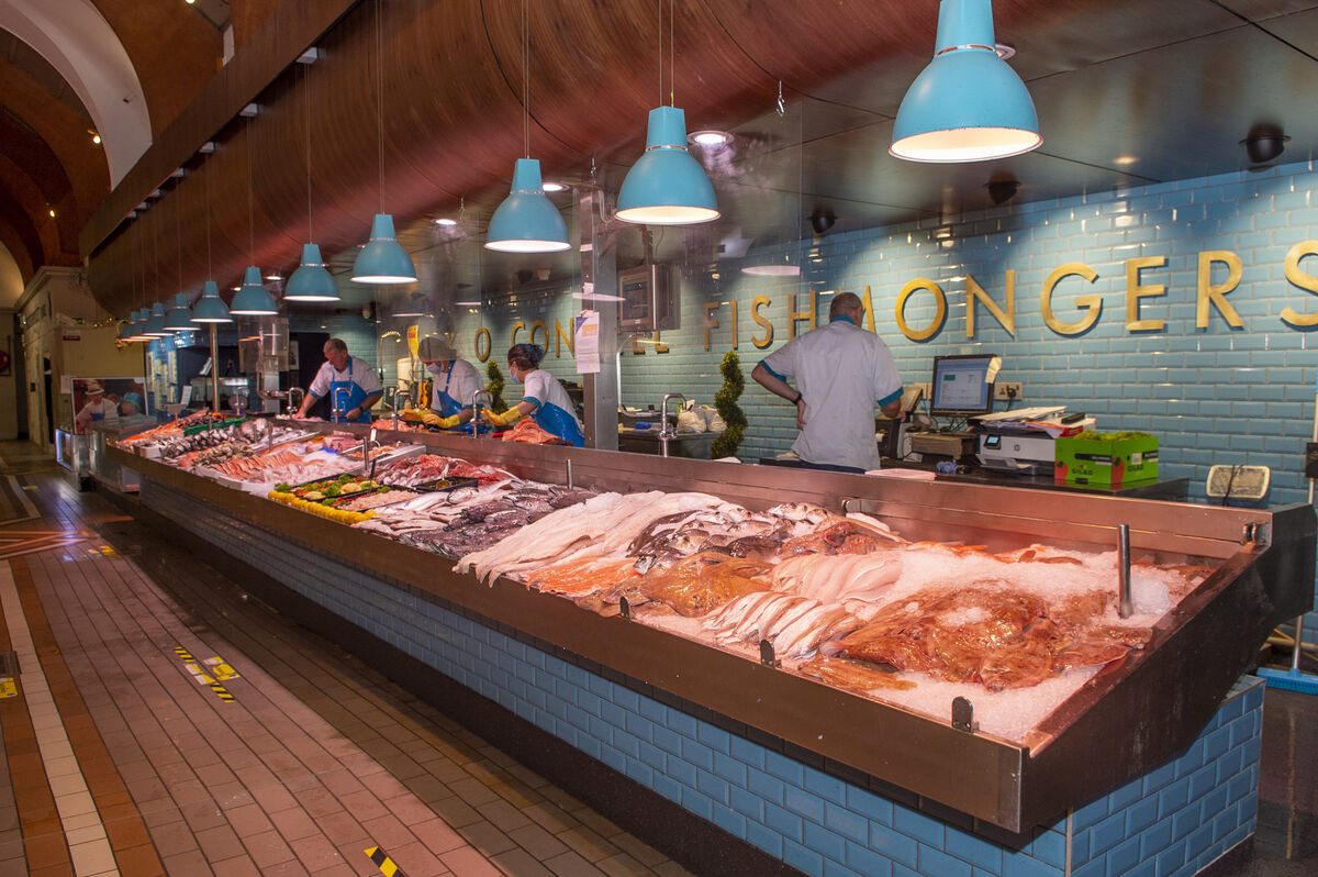 K O’Connell Fishmongers at the English Market, Cork. Picture Dan Linehan K O’Connell Fishmongers at the English Market, Cork. Picture Dan Linehan