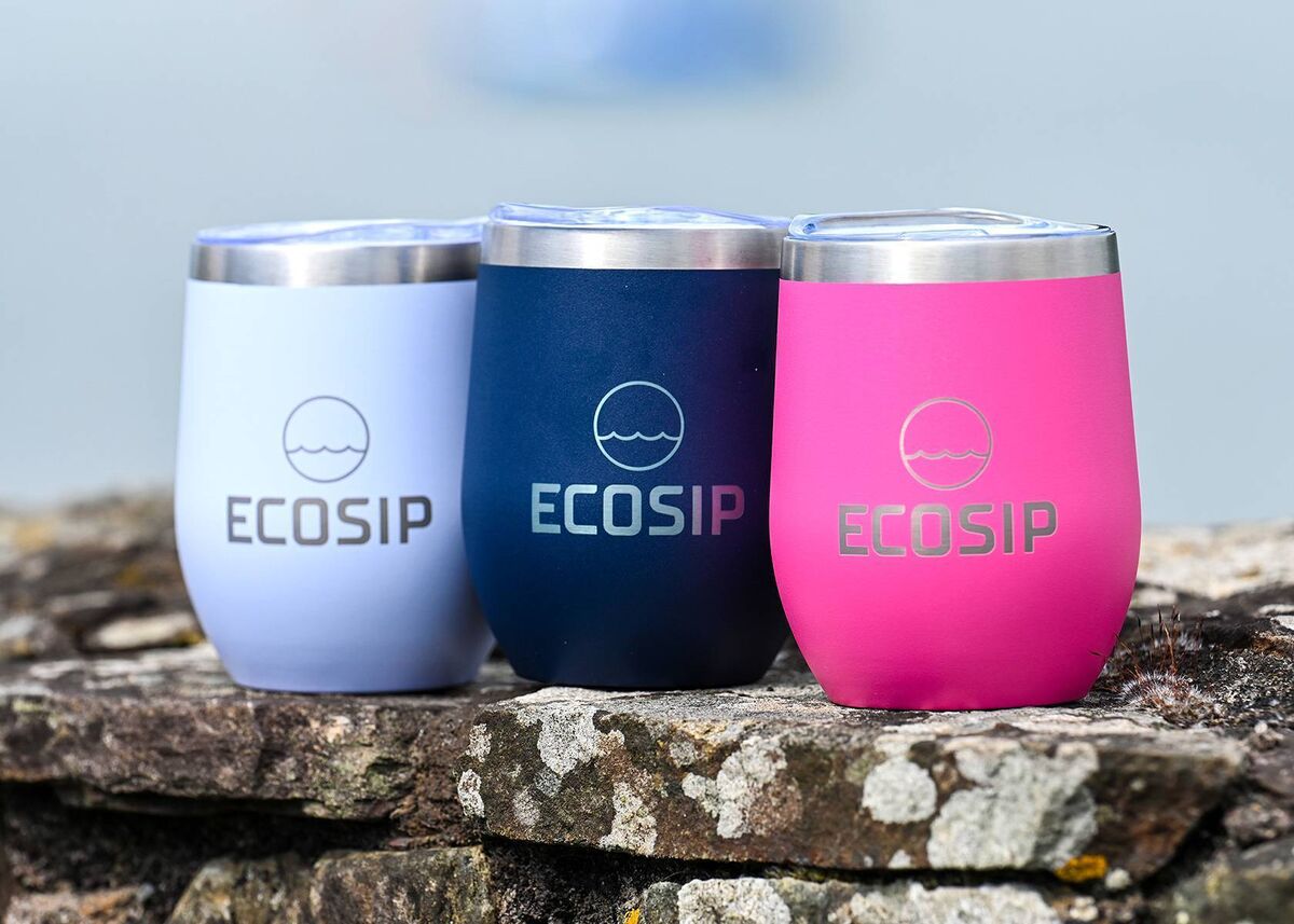 Sinead's keepcups. Sinead's keepcups.