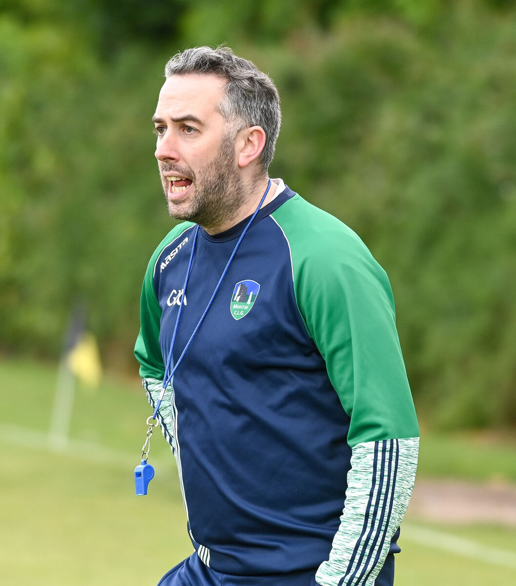  Muskerry joint-manager Conor Hurley before the game against Avondhu last week. Picture: David Keane