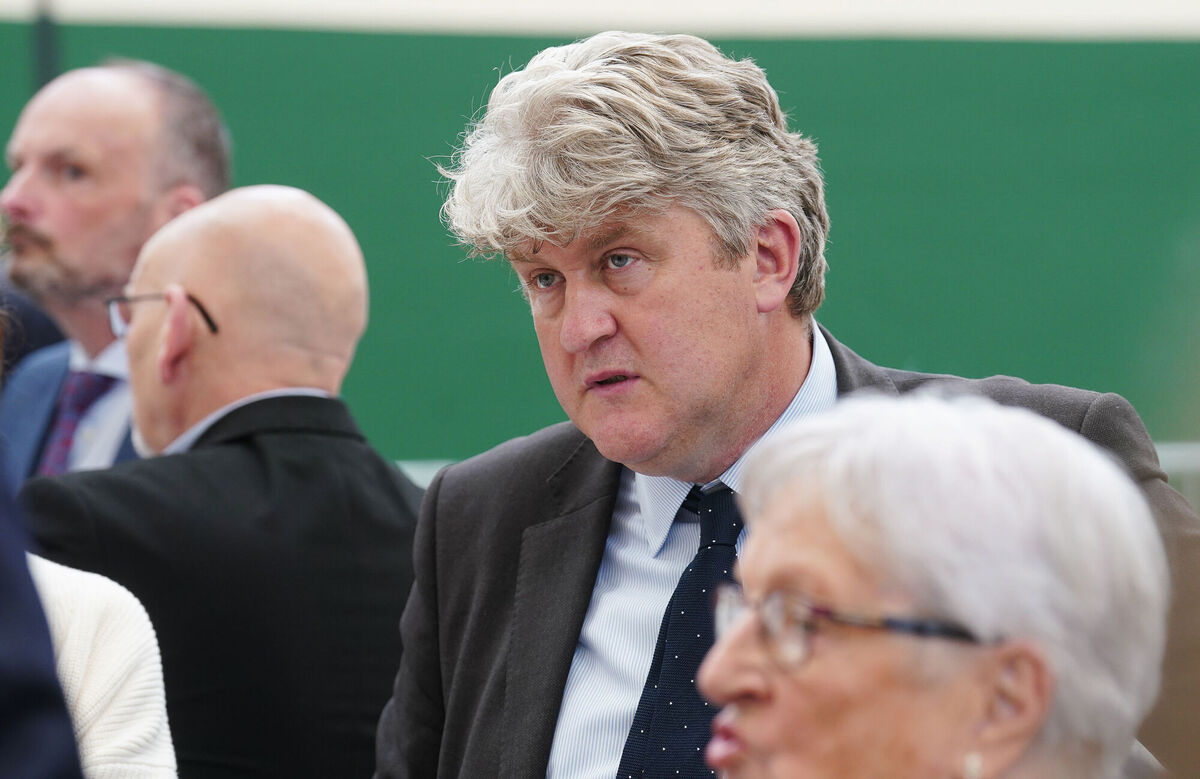 Michael McNamara at the count centre as counting continues at Nemo Rangers GAA club in Cork, Ireland, in the European elections. Picture: Brian Lawless/PA Wire Michael McNamara at the count centre as counting continues at Nemo Rangers GAA club in Cork, Ireland, in the European elections. Picture: Brian Lawless/PA Wire