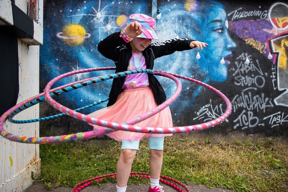 Clara O’Riordan-Cummins at the Kabin Studio in Knocknaheeney in advance of Cruinniú na nÓg, a national festival of creativity for young people which takes place this Saturday.