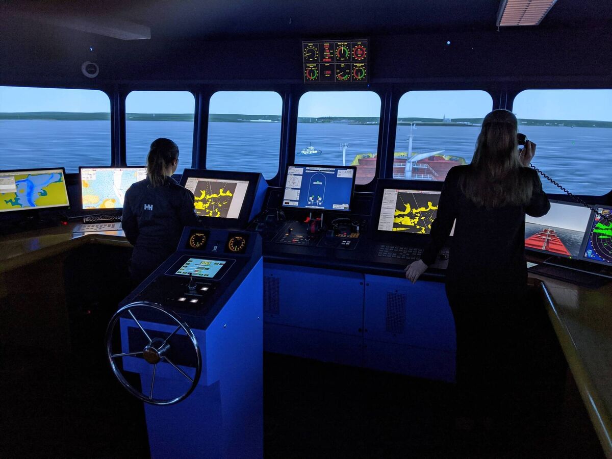 The SIM Bridge Simulator National Maritime College of Ireland. The SIM Bridge Simulator National Maritime College of Ireland.