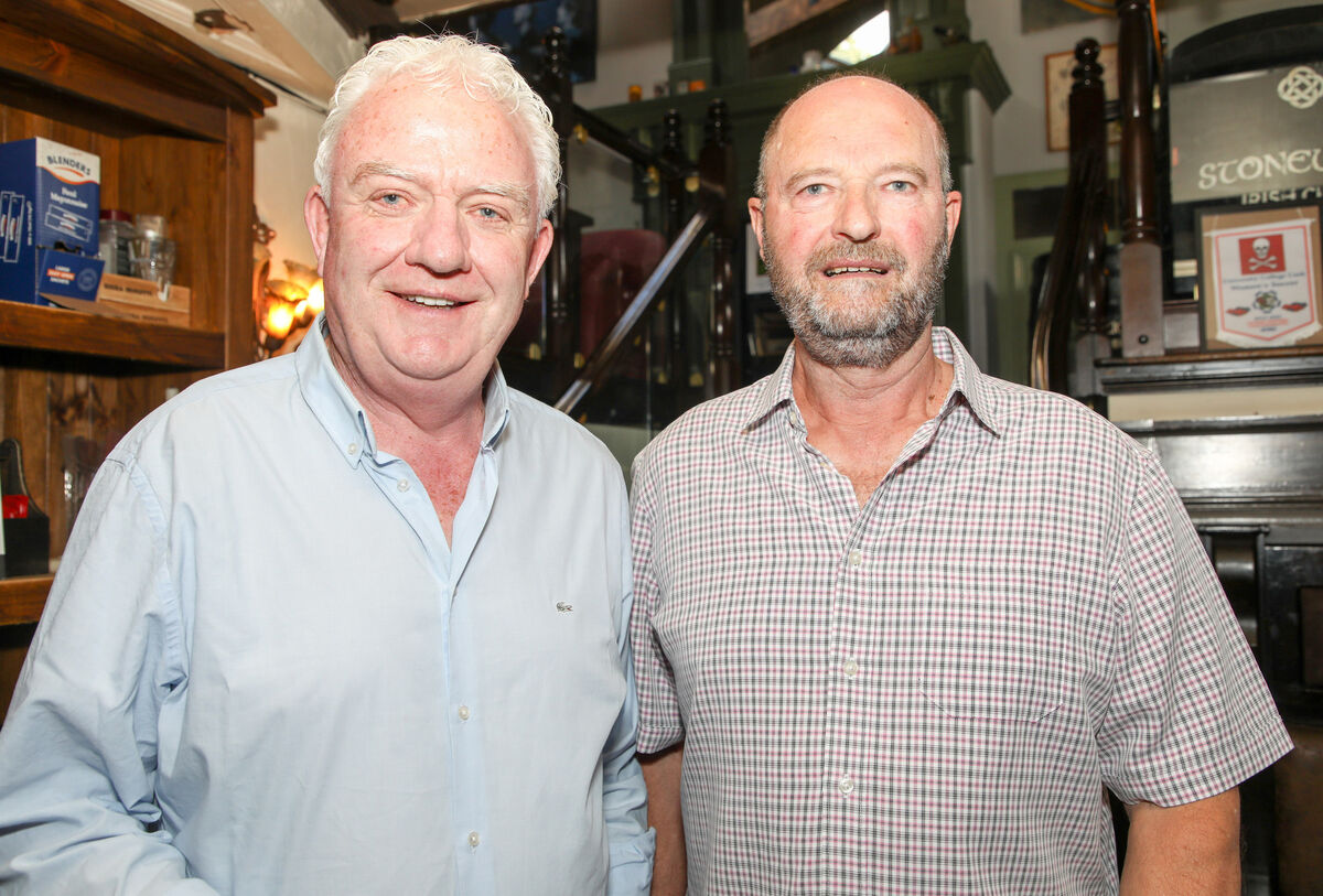 Denis Cronin and Martin Moir at Farranferris Harty Cup reunion at Flannery's. Picture: David Creedon Denis Cronin and Martin Moir at Farranferris Harty Cup reunion at Flannery's. Picture: David Creedon