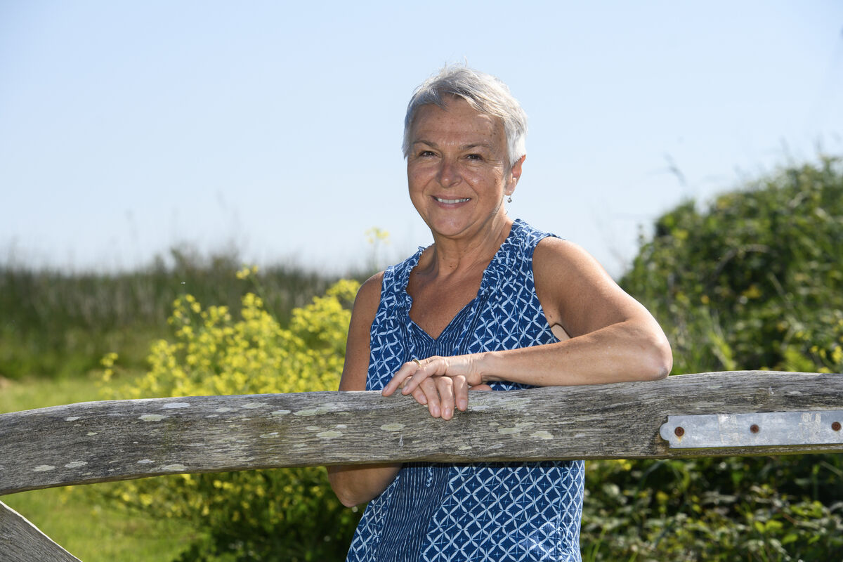 Sarah Matthews is one of just 15 residents on Heir island in the winter months. Picture Dan Linehan