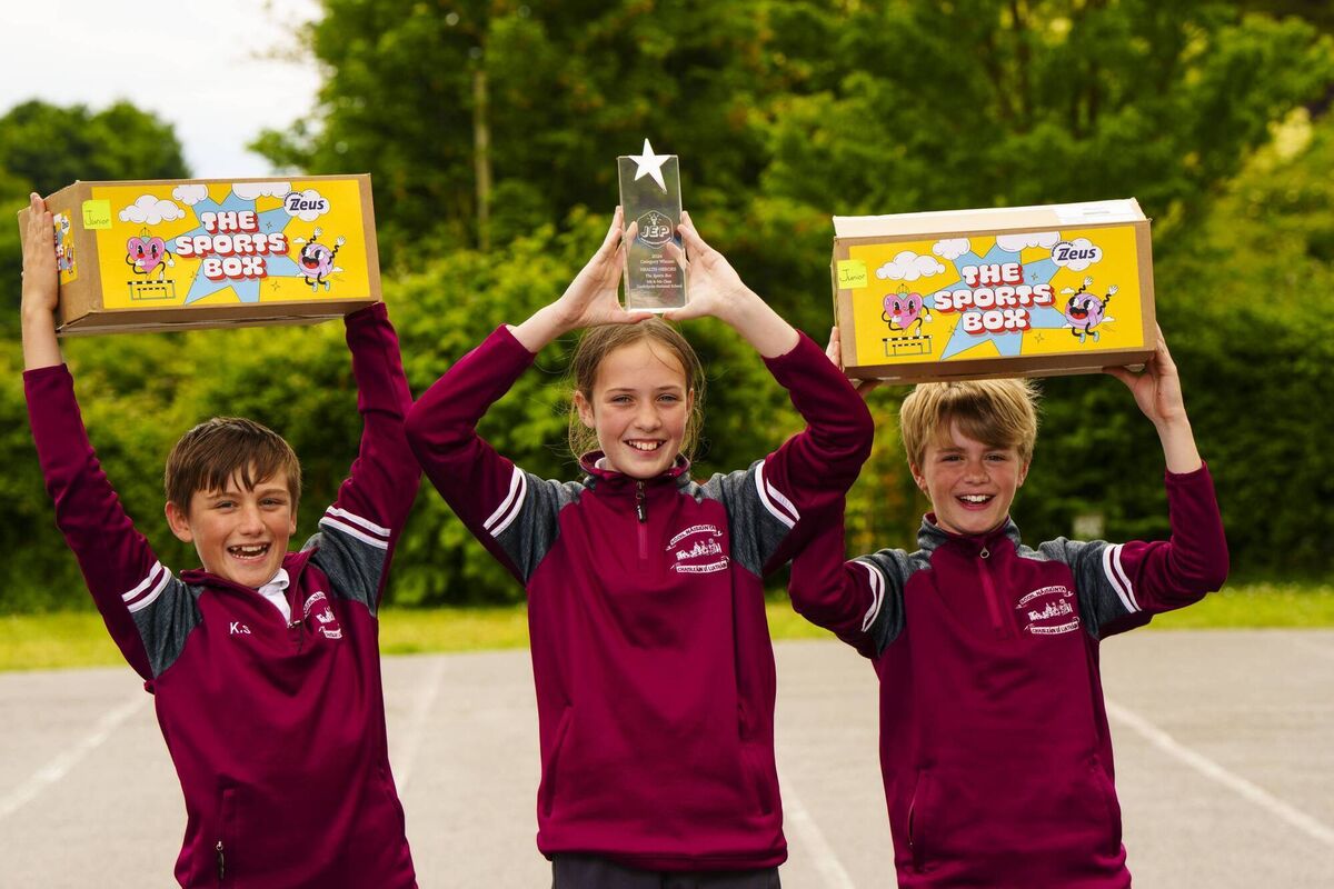Pupils from 5th & 6th Class, Castlelyons National School; Kacper Szymczak, Anna Quirke and Eoghan McCarthy Photo: Jerry Kennelly Pupils from 5th & 6th Class, Castlelyons National School; Kacper Szymczak, Anna Quirke and Eoghan McCarthy Photo: Jerry Kennelly