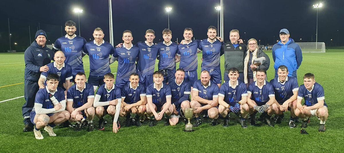 Daire Murphy, front row, second in from the left after TLI Group won the All-Ireland junior title this year. Daire Murphy, front row, second in from the left after TLI Group won the All-Ireland junior title this year.
