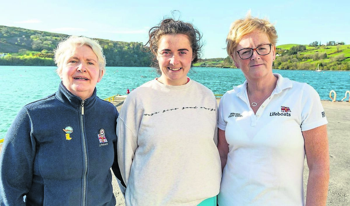 Harriet and Ellen O’Regan with Pamela Deasy, who have all been instrumental in fundraising for the RNLI. Picture by Noel Sweeney Harriet and Ellen O’Regan with Pamela Deasy, who have all been instrumental in fundraising for the RNLI. Picture by Noel Sweeney