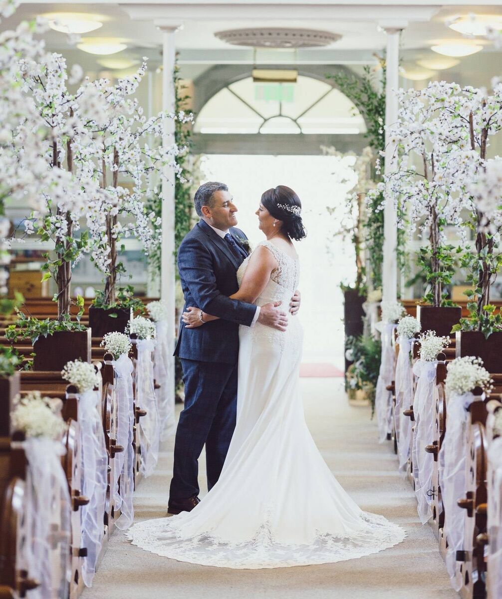 The happy couple. The happy couple.