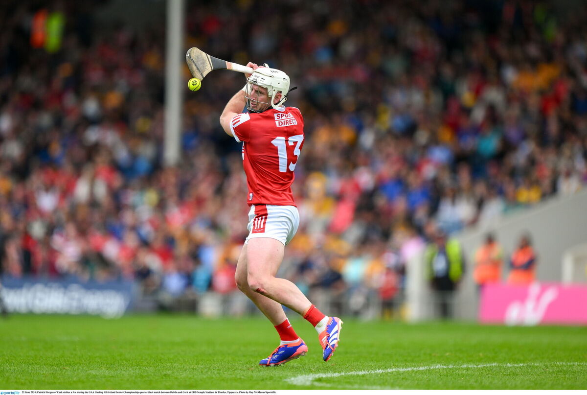 Patrick Horgan of Cork scores a point from a free for Cork. Picture: Ray McManus/Sportsfile3 Patrick Horgan of Cork scores a point from a free for Cork. Picture: Ray McManus/Sportsfile3