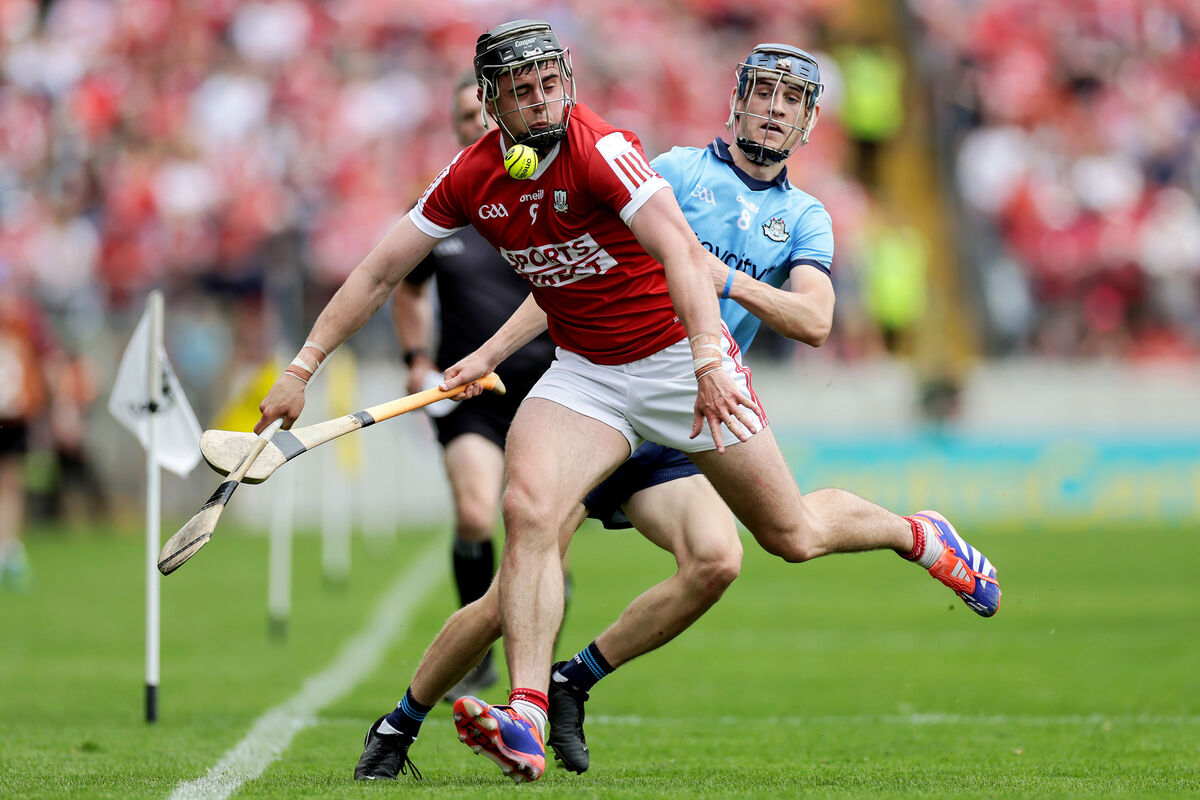 Darragh Fitzgibbon holds off Brian Hayes of Dublin. Picture: Inpho/Laszlo Geczo Darragh Fitzgibbon holds off Brian Hayes of Dublin. Picture: Inpho/Laszlo Geczo