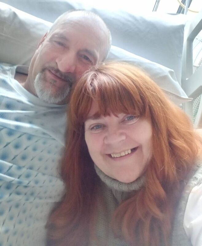 Julian Smith with his wife Sonya.