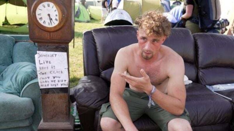 First fans through Glastonbury gates praise festival as ‘religious’ experience First fans through Glastonbury gates praise festival as ‘religious’ experience