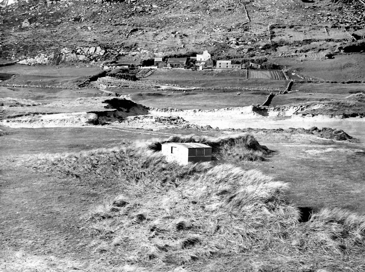 The old caravan site with Burchell’s farm in the background. The old caravan site with Burchell’s farm in the background.
