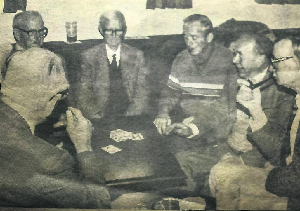 Members of the Wednesday Club in Bishopstown GAA playing cards in June, 1989. Members of the Wednesday Club in Bishopstown GAA playing cards in June, 1989.