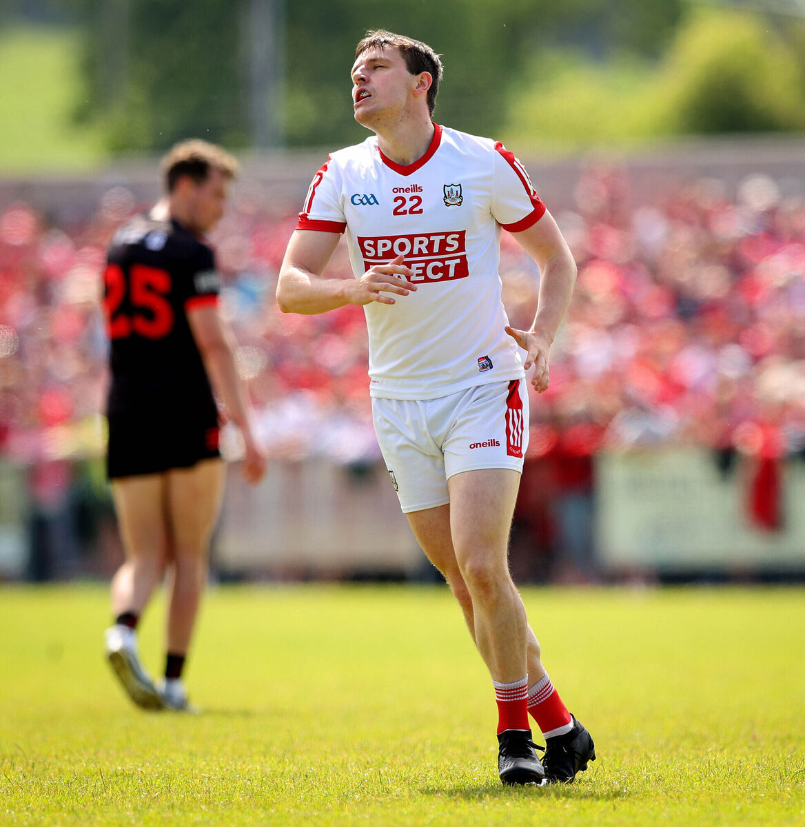 Cork’s Eoghan McSweeney reacts to a missed chance. Picture: INPHO/Ryan Byrne Cork’s Eoghan McSweeney reacts to a missed chance. Picture: INPHO/Ryan Byrne