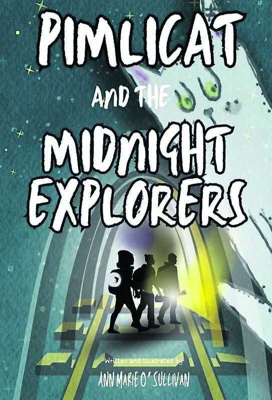 Pimlicat And The Midnight Explorers, by Ann Marie O’Sullivan. BELOW: An illustration Pimlicat And The Midnight Explorers, by Ann Marie O’Sullivan. BELOW: An illustration