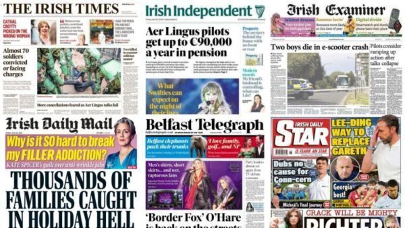 What the papers say: Friday's front pages What the papers say: Friday's front pages