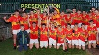 Éire Óg U14 hurlers lift Premier 2 trophy after epic 12-goal final with Carrigtwohill