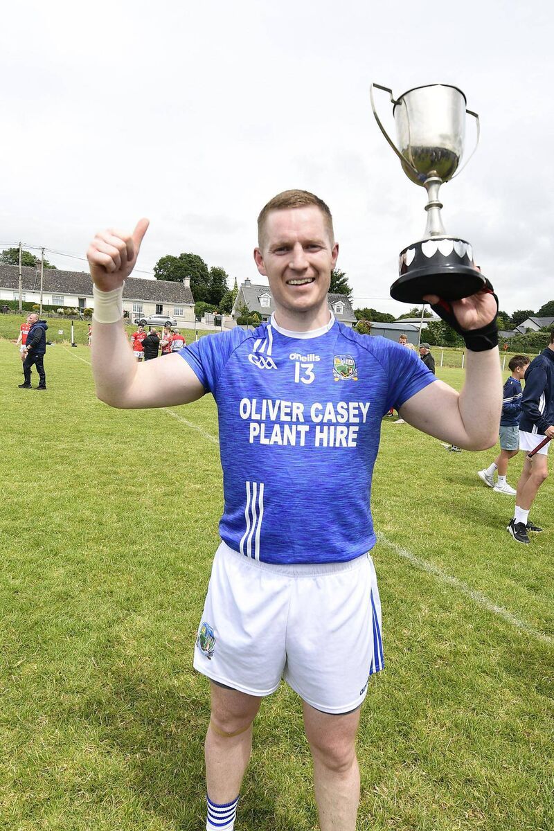 Stephen O'Reilly captained Kilbrin to win the Duhallow JAHL. Picture John Tarrant Stephen O'Reilly captained Kilbrin to win the Duhallow JAHL. Picture John Tarrant