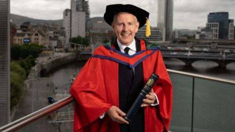 Patrick Kielty on his arts doctorate: ‘Cat couldn’t believe I got this honour’