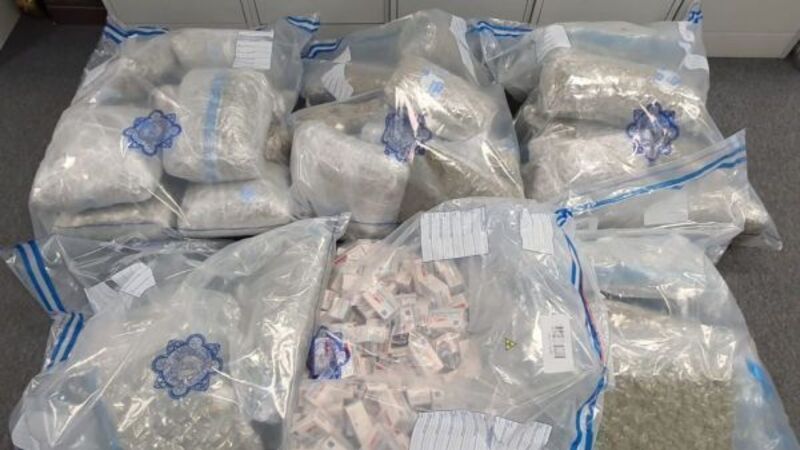 Two people arrested after over €900,000 of drugs seized in Dublin Two people arrested after over €900,000 of drugs seized in Dublin