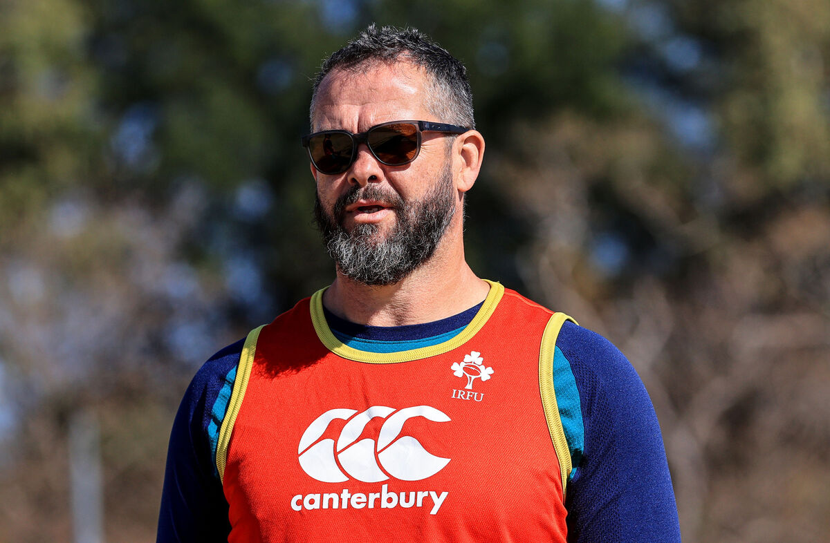Ireland Head coach Andy Farrell