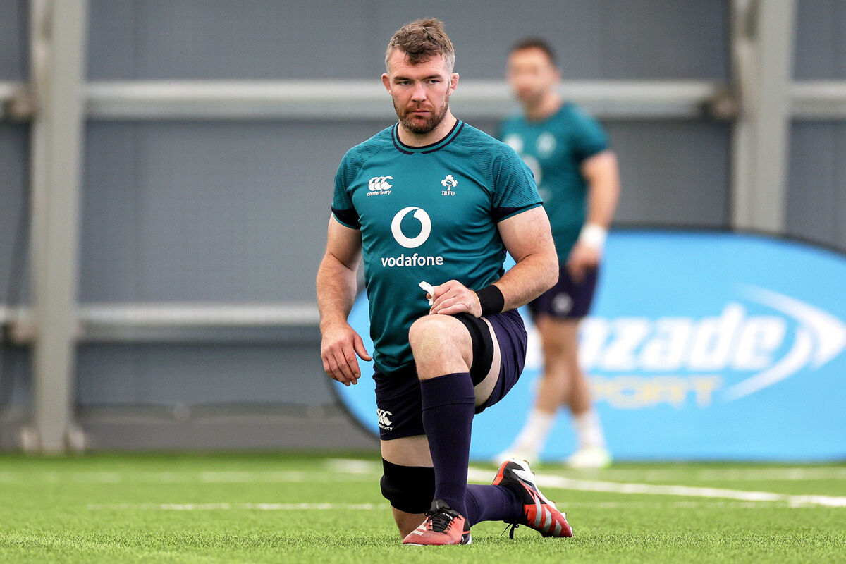 Irish Rugby Squad Training: Peter O'Mahony