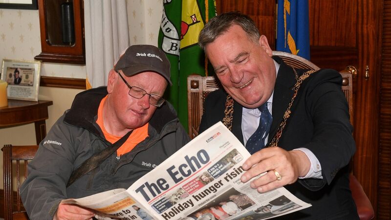 'The last torchbearer of a fine Cork tradition': Echo Boy David pays visit to the Lord Mayor
