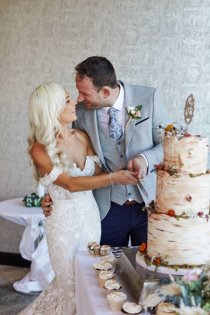 The cake was Easter themed and made by Ruairi’s Kitchen. The bride said: “It was made to perfection.”